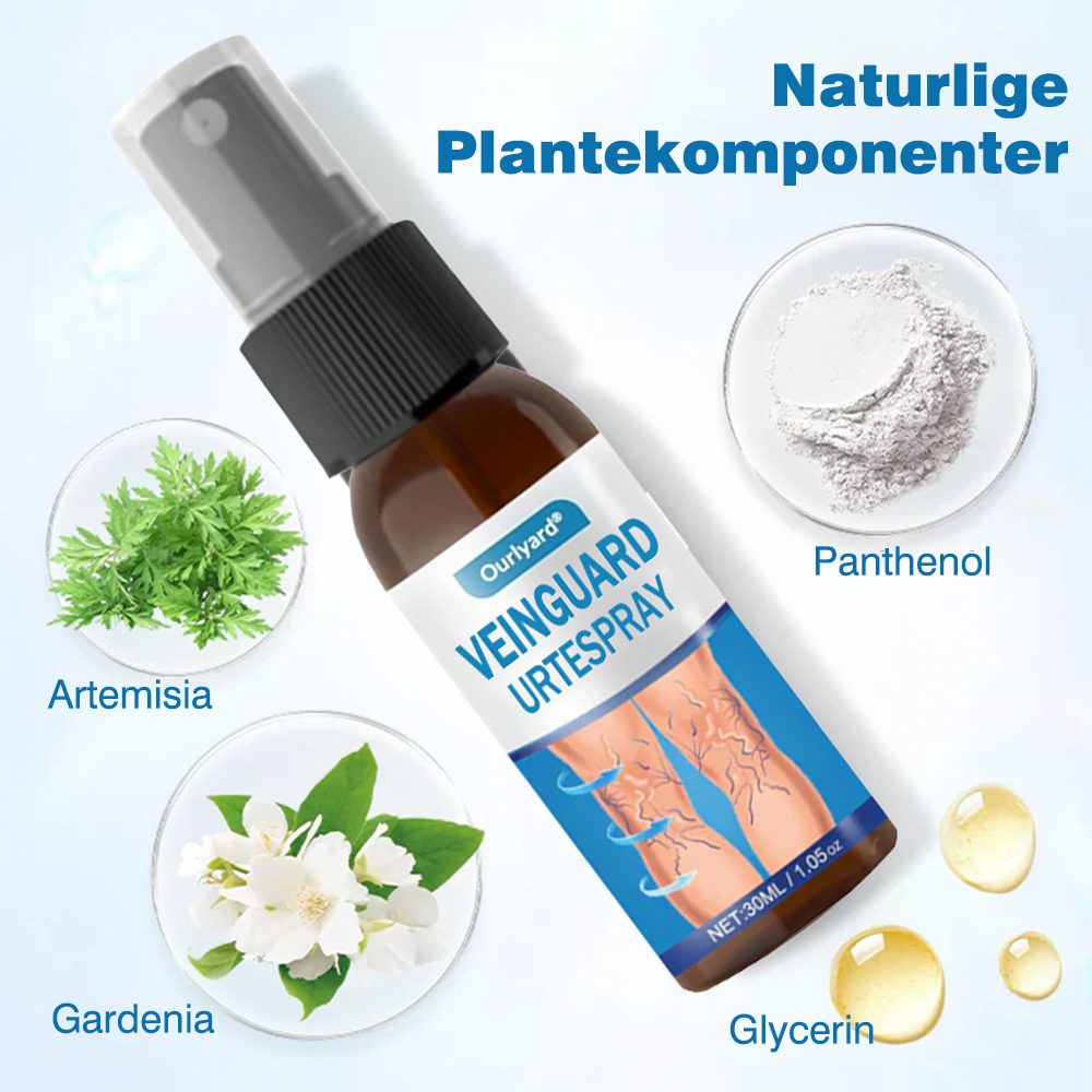 🔥Ourlyard® VeinGuard Urtespray – ✅ Klinisk dokumenteret til at fjerne åreknuder på kun 7 dage!